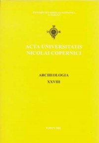 AUNC, Archeologia XXVIII - okładka książki