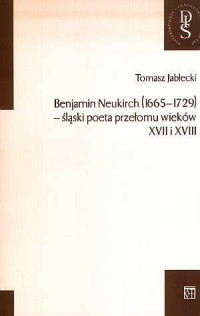 Benjmin Neukirch (1665-1729) - - okładka książki