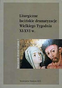 Liturgiczne łacińskie dramatyzacje - okładka książki