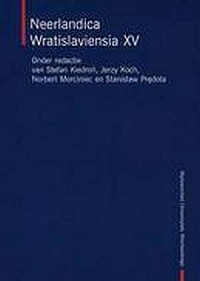 Neerlandica Wratislaviensia XV - okładka książki