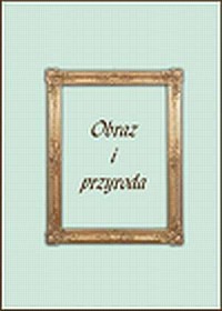 Obraz i przyroda - okładka książki