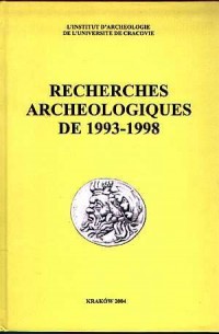Recherches Archeologiques de 1993-1998 - okładka książki