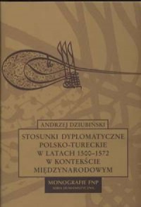 Stosunki dyplomatyczne polsko-tureckie - okładka książki