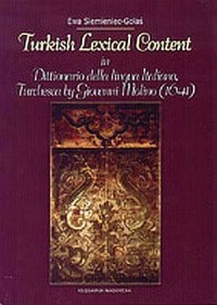 Turkish Lexical Content in Dittionario - okładka książki