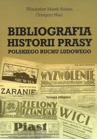 Bibliografia historii prasy polskiego - okładka książki