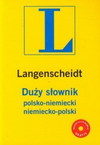 Duży słownik polsko-niemiecki, - okładka podręcznika