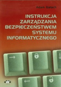 Instrukcja zarządzania bezpieczeństwem - okładka książki