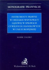 Instrumenty prawne w obszarze współpracy - okładka książki