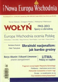 Nowa Europa Wschodnia nr 1/2013 - okładka książki