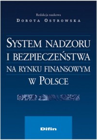 System nadzoru i bezpieczeństwa - okładka książki
