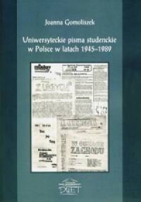 Uniwersyteckie pisma studenckie - okładka książki