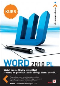 Word 2010 PL. Kurs - okładka książki