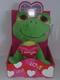 Żabka Pamela z sercem (15 cm) - zdjęcie zabawki, gry