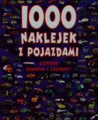 1000 naklejek z pojazdami - okładka książki