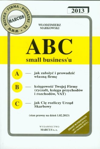 ABC small biznessu 2013 - okładka książki