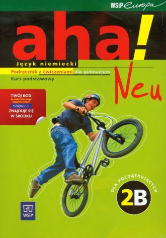 Aha! Neu 2B. Podręcznik z ćwiczeniami - okładka podręcznika