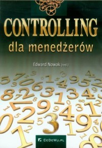 Controlling dla menedżerów - okładka książki