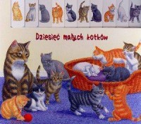 Dziesięć małych kotków - okładka książki