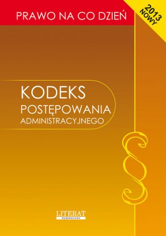 Kodeks postępowania administracyjnego - okładka książki