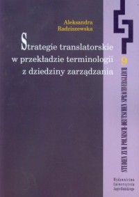 Strategie translatorskie w przekładzie - okładka książki
