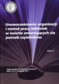 Unowocześnianie organizacji i metod - okładka książki