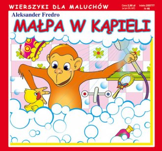 Wierszyki dla maluchów. Małpa w - okładka książki