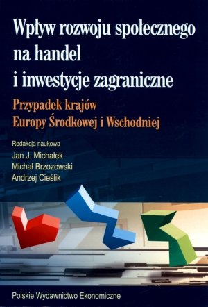 Wpływ rozwoju społecznego na handel - okładka książki