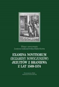 Examina novitiorum (egzaminy nowicjuszy) - okładka książki