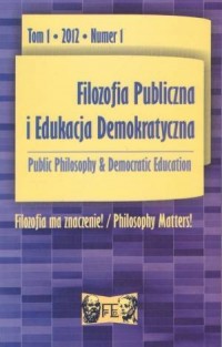 Filozofia publiczna i edukacja - okładka książki