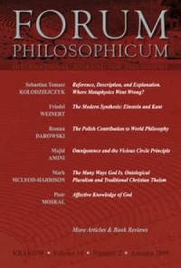Forum Philosophicum. Tom 14 (2) - okładka książki