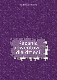 Kazania adwentowe dla dzieci - okładka książki