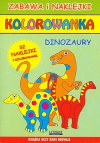 Dinozaury. Kolorowanka - okładka książki