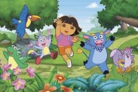 Dora. Bohaterowie bajki (puzzle) - zdjęcie zabawki, gry