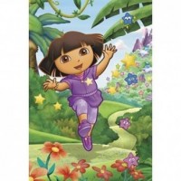Dora na spacerze (puzzle) - zdjęcie zabawki, gry