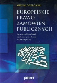 Europejskie prawo zamówień publicznych - okładka książki