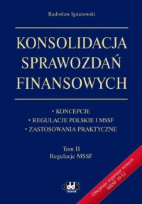 Konsolidacja sprawozdań finansowych. - okładka książki