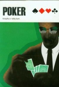 Poker. Książka z talią kart (zielona) - okładka książki