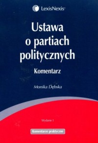 Ustawa o partiach politycznych. - okładka książki