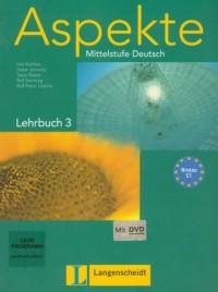 Aspekte 3 Lehrbuch (+ DVD). Mittelstufe - okładka podręcznika