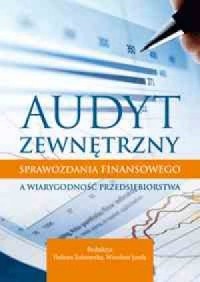 Audyt zewnętrzny sprawozdania finansowego - okładka książki