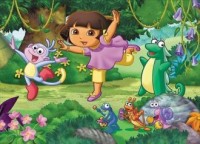 Dora na polanie (puzzle maxi) - zdjęcie zabawki, gry