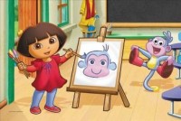 Dora w szkole (puzzle maxi) - zdjęcie zabawki, gry