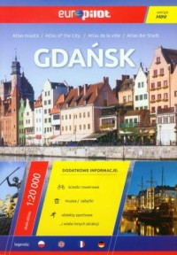 Gdańsk. Mini Atlas miasta (skala - okładka książki