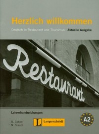 Herzlich willkommen Lehrerhandreichungen. - okładka podręcznika