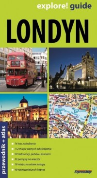 Londyn 2 w 1. Przewodnik + atlas - okładka książki