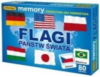 Memory. Flagi państw świata. Edukacyjna - zdjęcie zabawki, gry