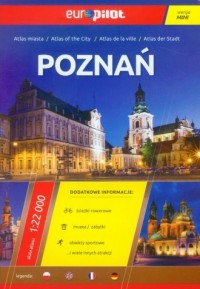 Poznań. Mini Atlas miasta (skala - okładka książki