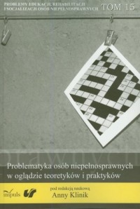 Problematyka osób niepełnosprawnych - okładka książki