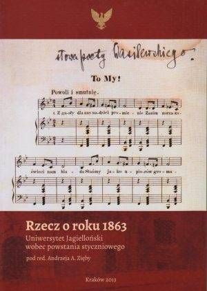 Rzecz o roku 1863. Uniwersytet - okładka książki