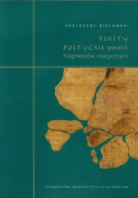 Teksty poetyckie greckich fragmentów - okładka książki